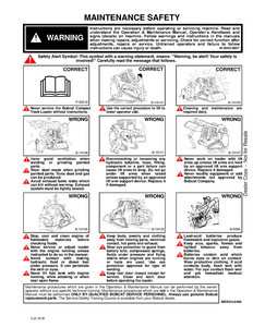 Bobcat T320 Compact Track Loader service manual
