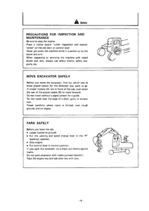Hitachi EX100WD Wheel Type Hydraulic Excavator Operator’s manual