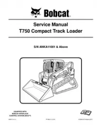 2011 Bobcat T750 Compact Track Loader Service Repair Workshop Manual preview