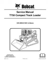 2010 Bobcat T750 Compact Track Loader Service Repair Workshop Manual preview