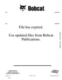 2011 Bobcat T770 Compact Track Loader Service Repair Workshop Manual preview