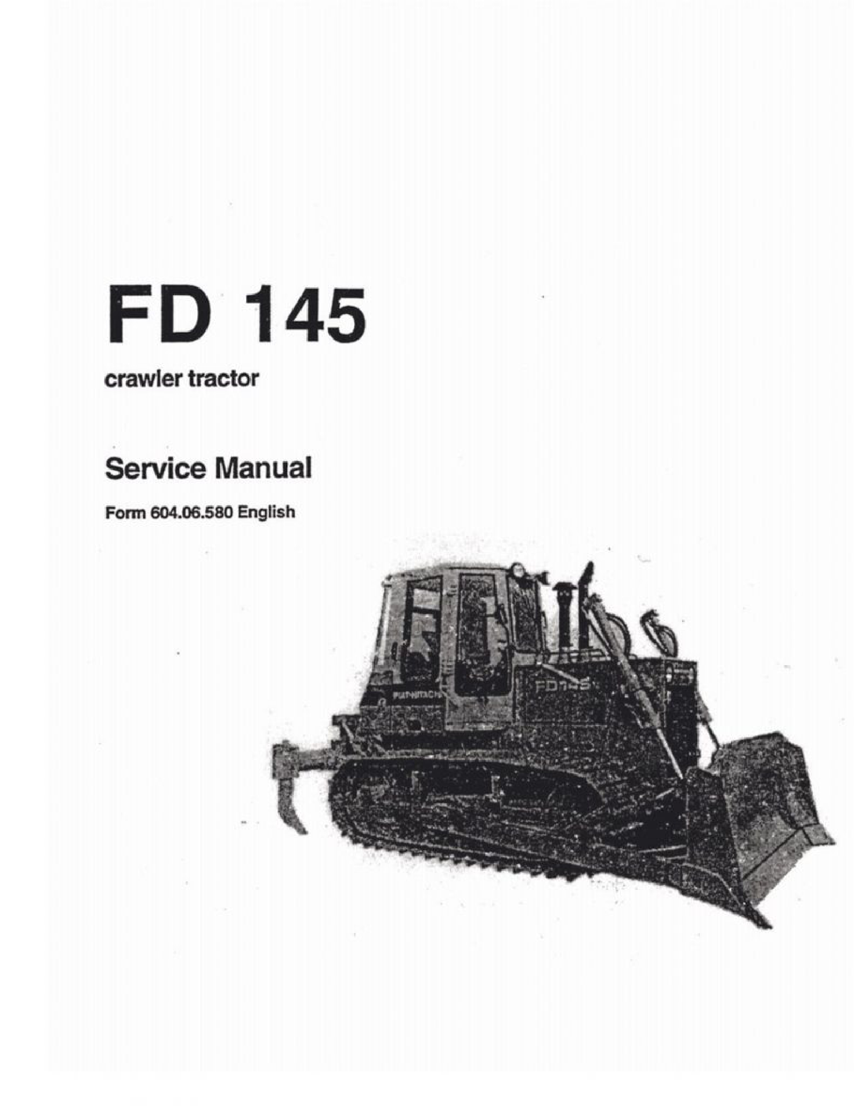 Fiat-Allis 145 FD Crawler Tractor manual