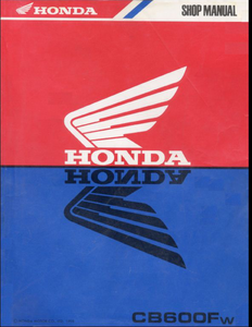 Honda CB600F Motocycle manual