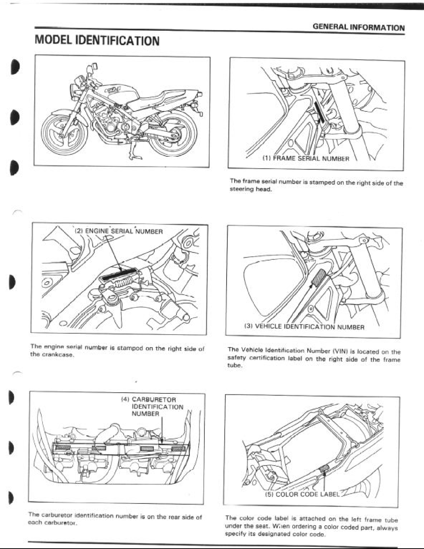 Honda CB-1 Motocycle manual