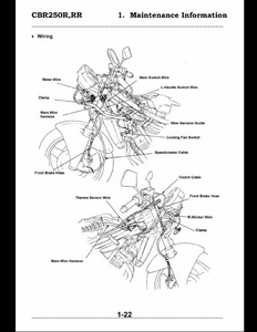 Honda RR Motocycle manual pdf