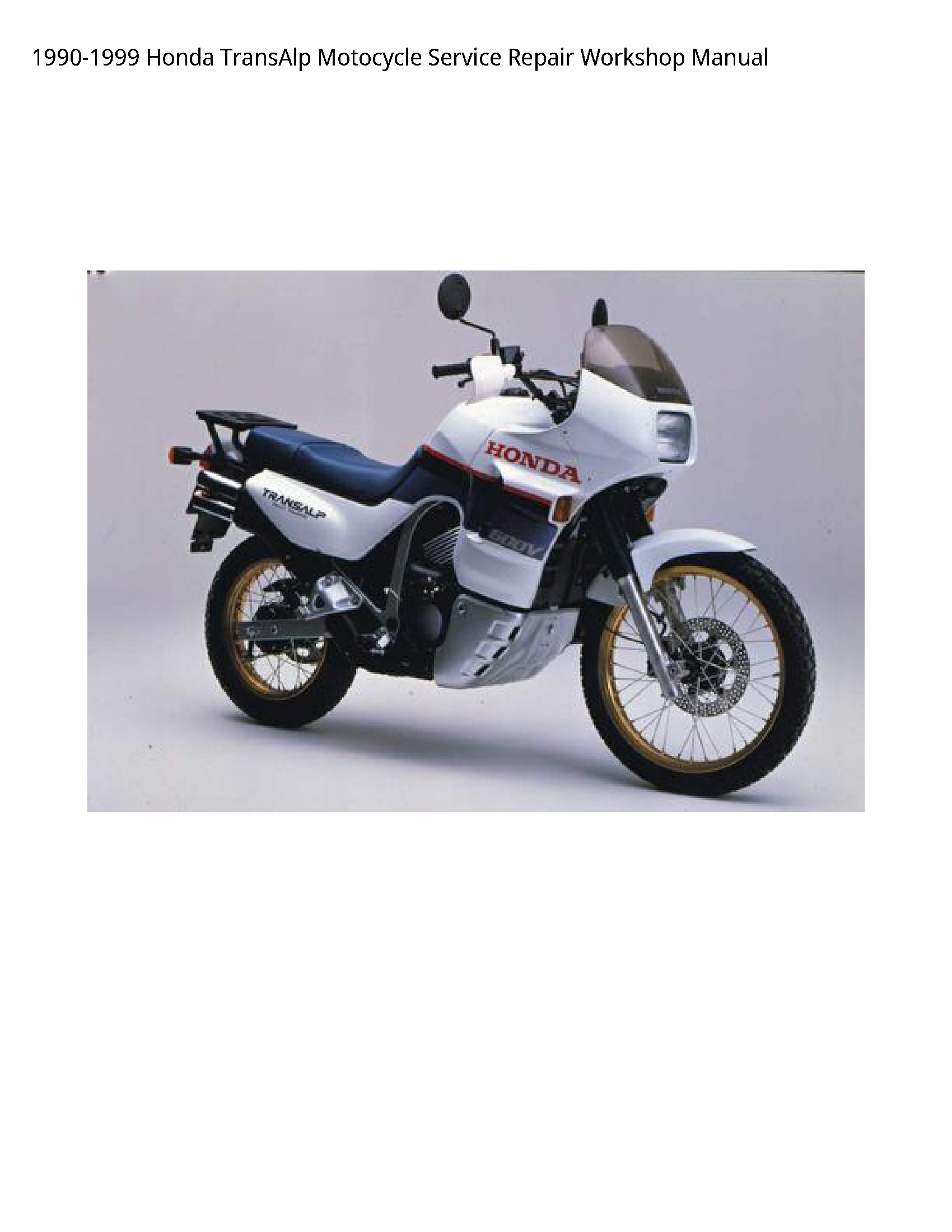 Honda TransAlp Motocycle manual