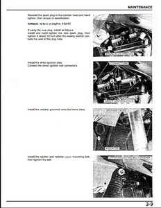 Honda CBR954RR Motocycle manual pdf
