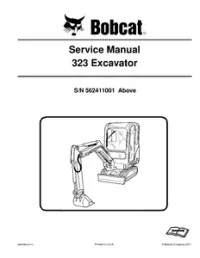 2011 Bobcat 323 Mini Excavator Service Repair Workshop Manual 562411001 preview