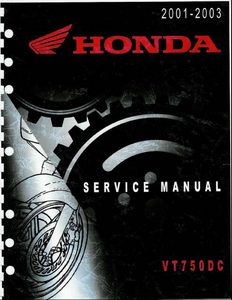 Honda VT750DC Motocycle manual