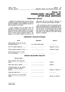 John Deere 2520 service manual