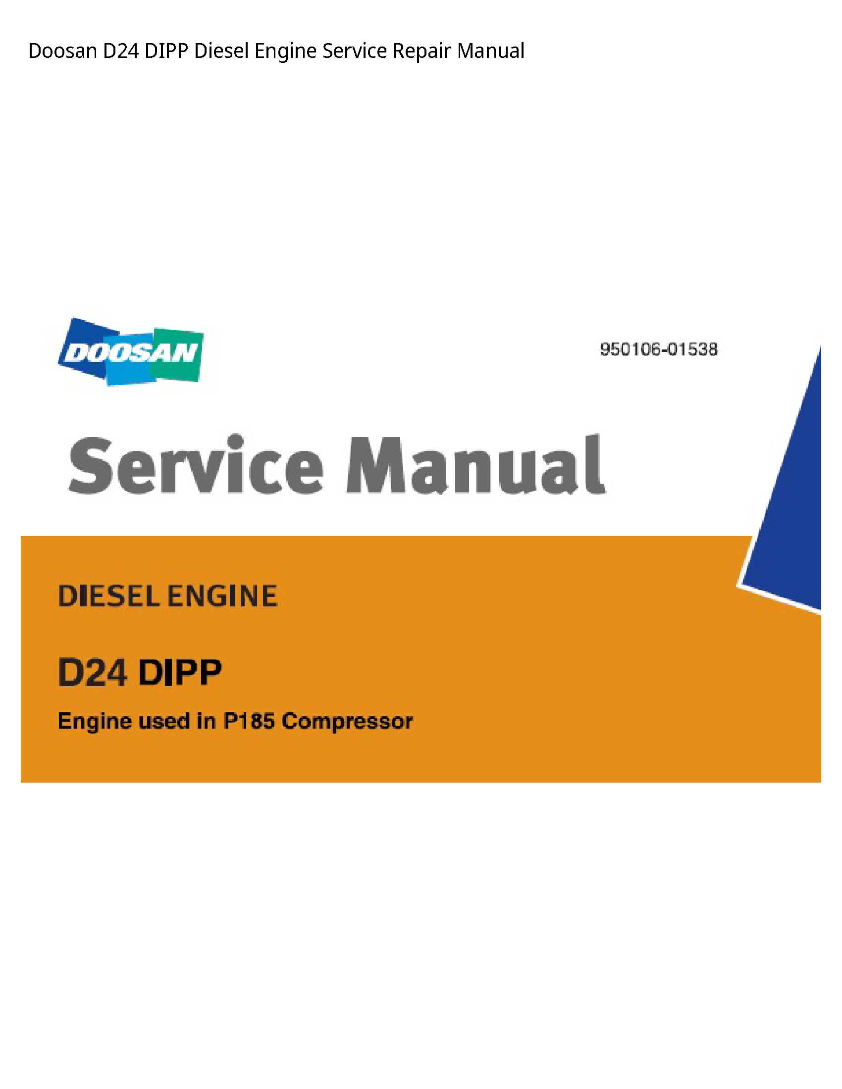 Doosan D24 DIPP Diesel Engine manual