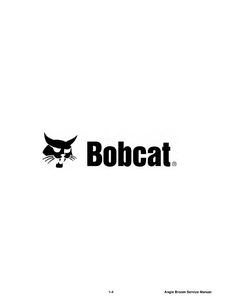 Bobcat Angle Broom service manual