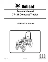 Bobcat CT122 Compact Tractor Service Repair Workshop Manual preview
