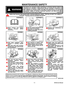 Bobcat 430 Mini Excavator service manual
