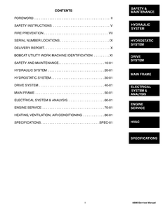Bobcat 5600 Toolcatв„ў manual pdf