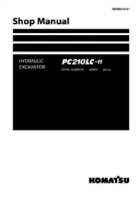 Komatsu PC210LC-11 Hydraulic Excavator Service Repair Manual (500001 and up) preview