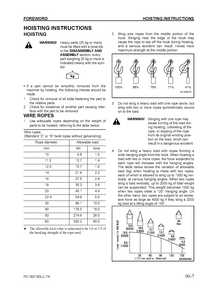 KOMATSU PC180LC-7K Hydraulic Excavator manual pdf