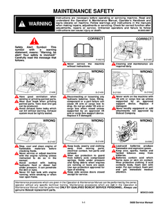 Bobcat 5600 Toolcatв„ў Utility Work Machine service manual