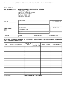 KOMATSU WA120L-3 Wheel Loader manual pdf