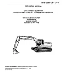 JOHN DEERE HYDRAULIC EXCAVATOR MODEL 330LCR Techninal Repair Service Manual - TM 5-3805-281-24-1 preview