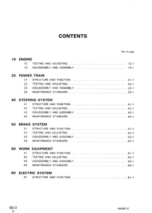 KOMATSU WA200-1 Wheel Loader manual