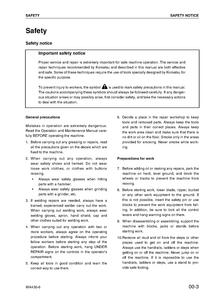 KOMATSU WA430-5 Wheel Loader service manual