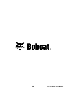 Bobcat Soil Conditioner manual