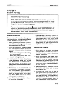KOMATSU CD60R-1 Crawler Carrier manual