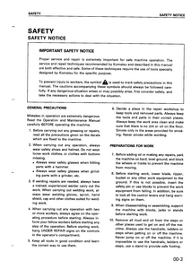 KOMATSU WA120-3(EU Wheel Loaders SPEC.) service manual
