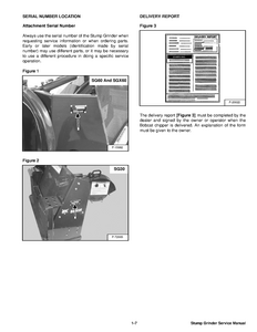 Bobcat SGX60 Stump Grinder service manual