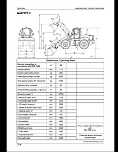 KOMATSU WA1200-6 Wheel Loaders manual pdf