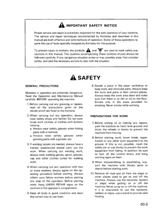 KOMATSU WA350-1 Wheel Loaders manual pdf