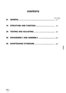KOMATSU WA120-3 Wheel Loaders manual
