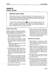 KOMATSU WA120-3 Wheel Loaders service manual