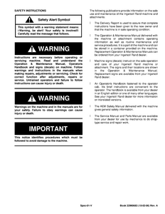 Bobcat ZX75 Ingersoll Rand Load Excavator manual pdf
