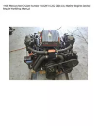 1996 Mercury MerCruiser Number 18 GM V-6 262 CID(4.3L) Marine Engines Service Repair Workshop Manual preview