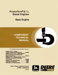 John Deere PowerTech 8.1L Diesel Engines MANUAL - ctm86 preview