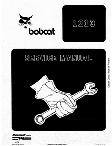 Bobcat 325 Mini Excavator manual