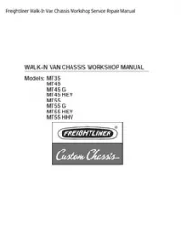 Freightliner Walk-In Van Chassis Workshop Service Repair Manual preview