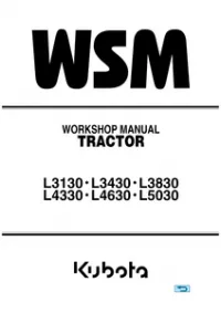 Kubota L3130 L3430 L3830 L4630 L5030 Tractor Service Repair Manual preview