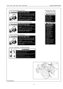 Kubota L5030 Tractor manual pdf