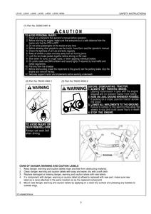 Kubota L5030 Tractor service manual