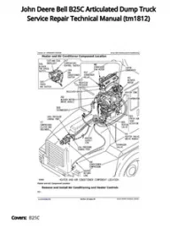 John Deere Bell B25C Articulated Dump Truck Service Repair Technical Manual - tm1812 preview