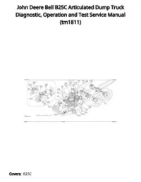 John Deere Bell B25C Articulated Dump Truck Diagnostic  Operation and Test Service Manual - tm1811 preview