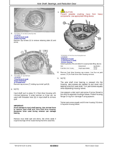 John Deere 1BZ700JA service manual