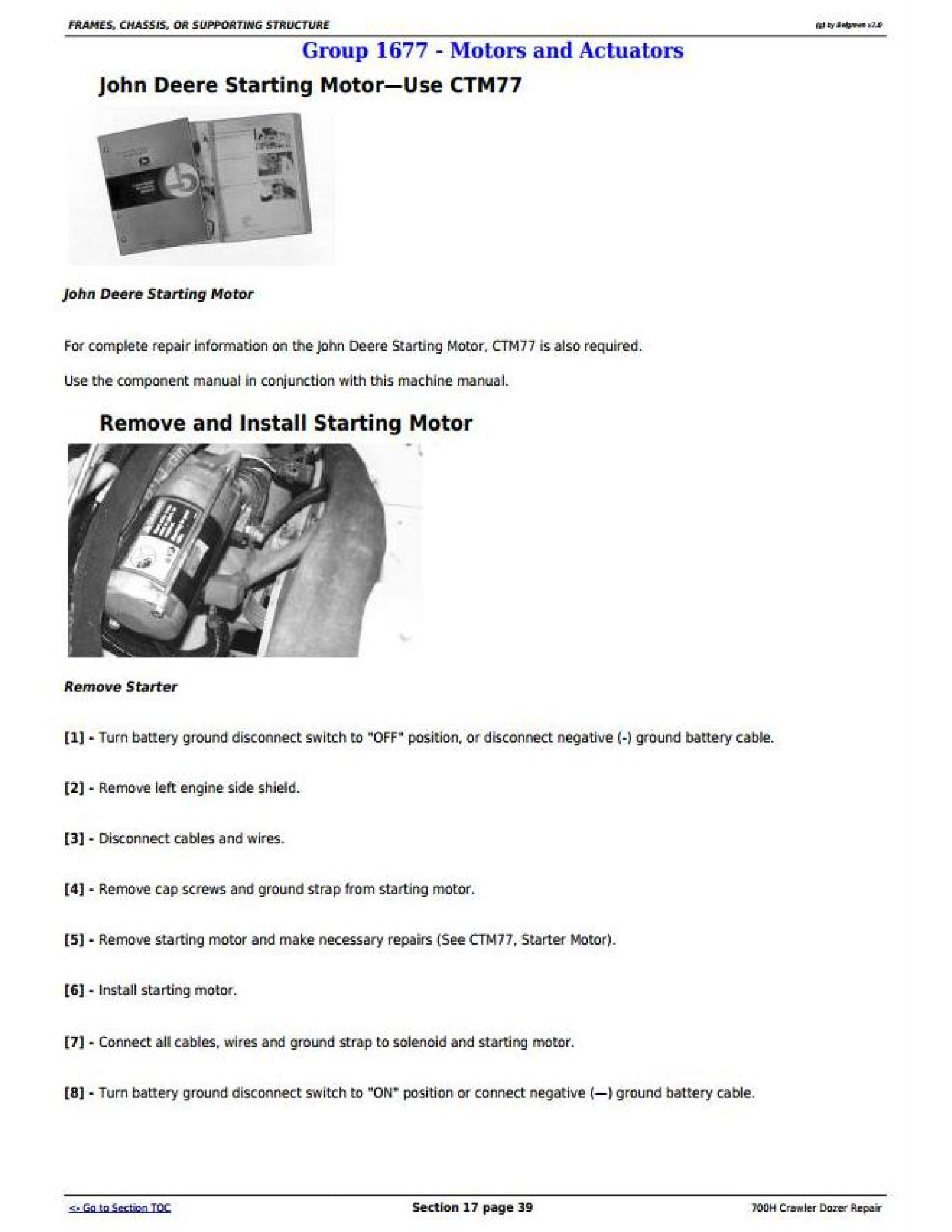 John Deere 700H manual pdf