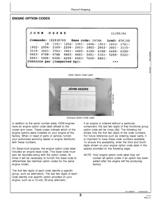 John Deere OMRG18293 manual