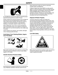 John Deere SST18 Spin-Steer Lawn Tractor Technical manual