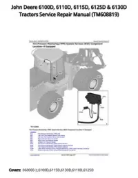 John Deere 6100D  6110D  6115D  6125D & 6130D Tractors Service Repair Manual - TM608819 preview