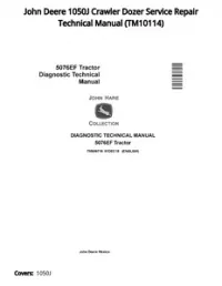 John Deere 1050J Crawler Dozer Service Repair Technical Manual - TM10114 preview